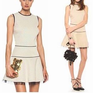 VINTAGE Red Valentino Fit & Flare Beige Cocktail Dress. Size 38, US 2/XS